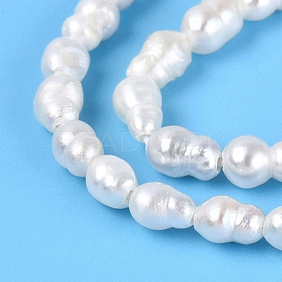Natural Nucleated Pearl Beads Strands PEAR-N012-02O-01-1