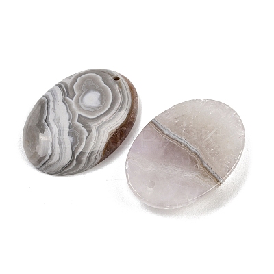 Natural Amethyst Lace Agate Pendants G-A244-12B-01-1