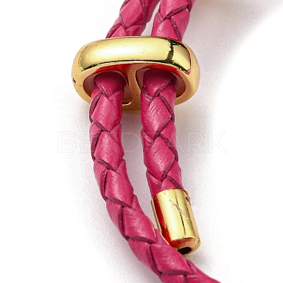 Leather Braided Cord Bracelets BJEW-G675-06G-1