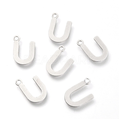 Non-Tarnish 201 Stainless Steel Charms STAS-C021-06P-U-1