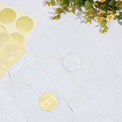 Imitation Sealing Wax Stamp Stickers for Envelopes