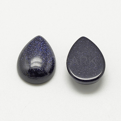 Synthetic Blue Goldstone Cabochons G-R417-13x18-34-1