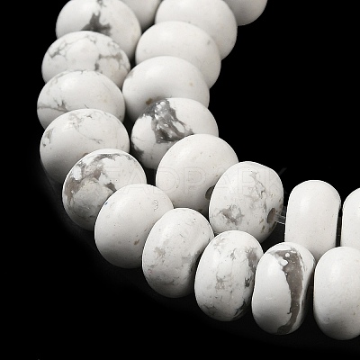 Synthetic Howlite Beads Strands X-G-K340-B06-02-1