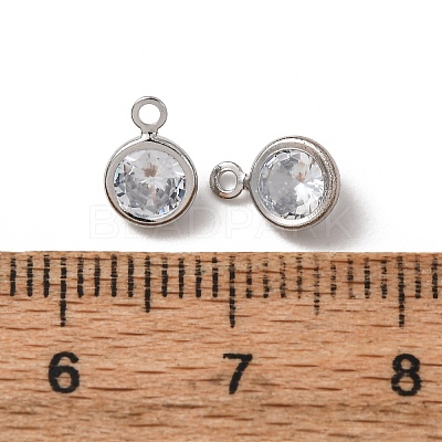 Brass Glass Pendants KK-C253-03P-1