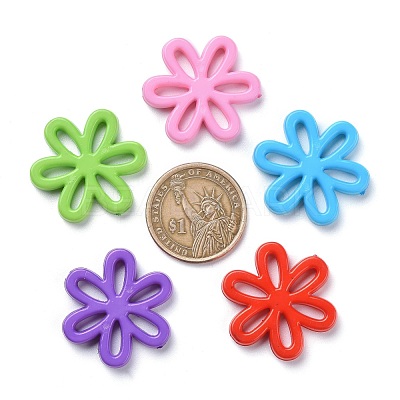 Opaque Acrylic Beads SACR-R783-M-1