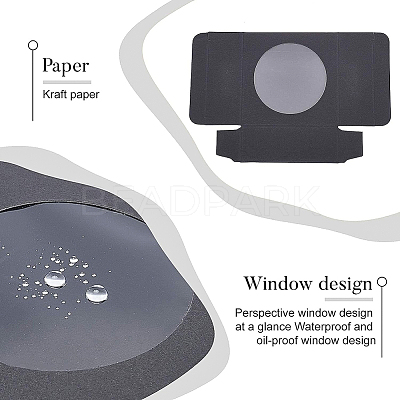 Foldable Kraft Paper Boxes CON-WH0068-63C-1