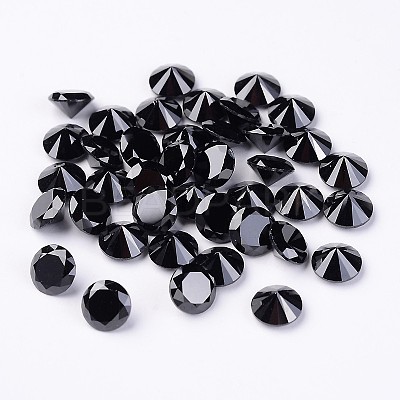 Diamond Shape Glass Rhinestone Cabochons RGLA-J007-8mm-02-1