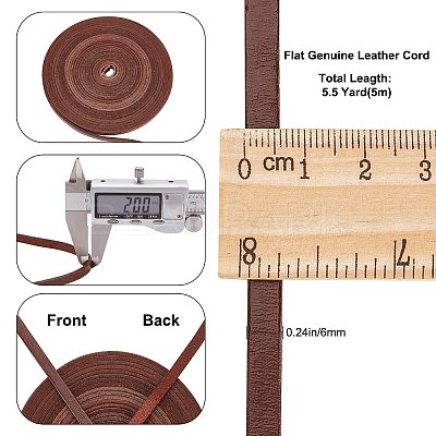 Cowhide Leather Cords SRIB-GF0001-25A-1