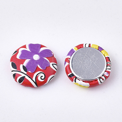 Imitation Leather Cabochons WOVE-S118-17C-1