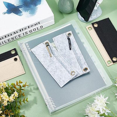 6Pcs 3 Colors Wool Felt Purse Organizer Insert FIND-CN0001-08-1