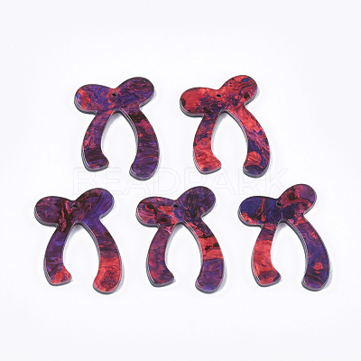 Cellulose Acetate(Resin) Pendants X-KY-T008-12A-1
