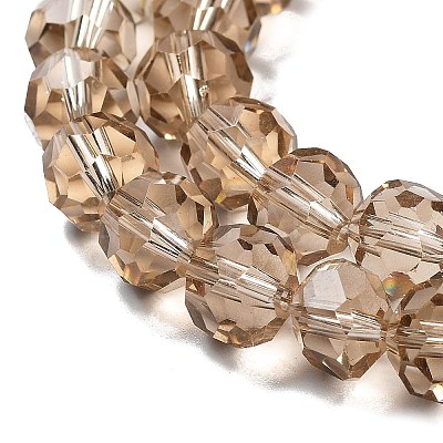 Transparent Glass Bead Strands X-GLAA-G013-10mm-90-1