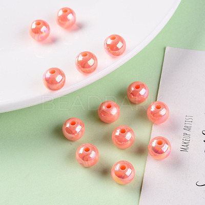 Opaque Acrylic Beads MACR-S370-D10mm-SS2109-1