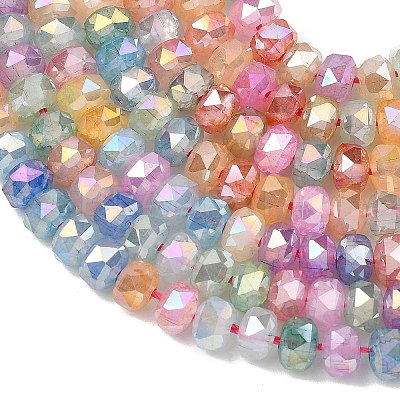 Imitation Jade Glass Beads Strands EGLA-F167-03A-01-1
