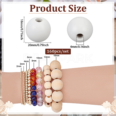 Natural Wood Beads WOOD-PH0003-56B-01-1
