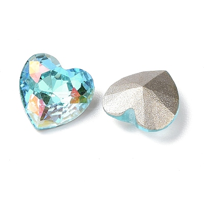 Light AB Style Glass Rhinestone Cabochons RGLA-J015-B-LA-1