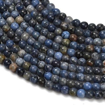 Natural Dumortierite Beads Strands G-Z116-A26-2mm-1