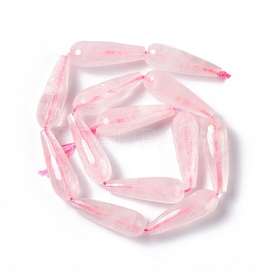 Natural Rose Quartz Beads Strands G-I328-10-1