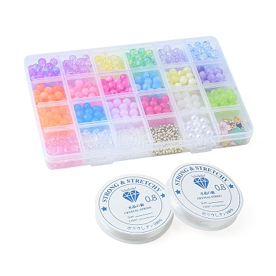 DIY Stretch Bracelet Making Kit DIY-FS0003-57-1