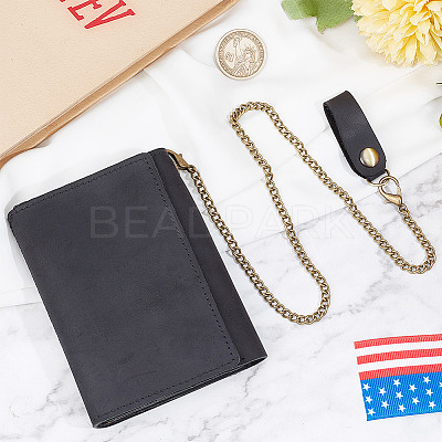 Men's Cowhide Leather Wallets ABAG-WH0040-08A-1