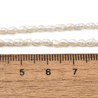 Natural Cultured Freshwater Pearl Beads Strands PEAR-I007-01J-02A-1