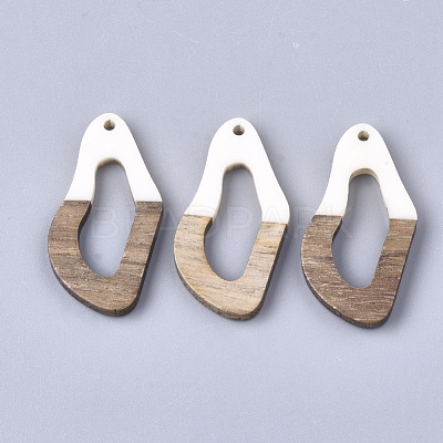 Resin & Walnut Wood Pendants RESI-S358-25K-1