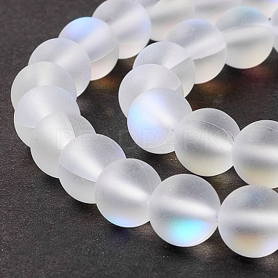 Synthetic Moonstone Beads Strands G-E573-01B-08-1