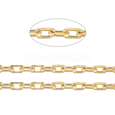 3.28 Feet Ion Plating(IP) 304 Stainless Steel Cable Chains X-CHS-D004-01G-1