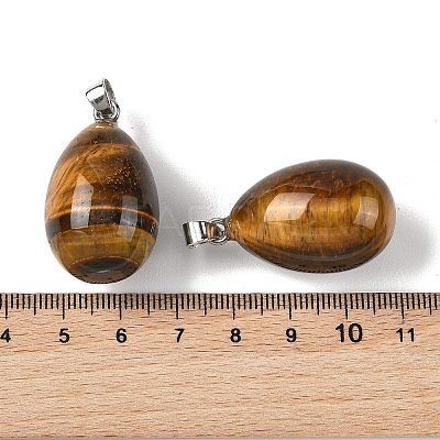 Natural Tiger Eye Pendants GG-K002-08A-03-1