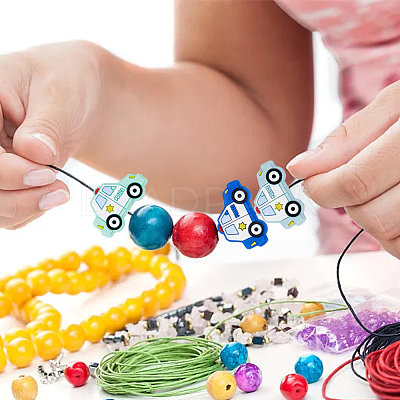 12Pcs 6 Colors Food Grade Eco-Friendly Silicone Focal Beads FIND-HY0002-16-1