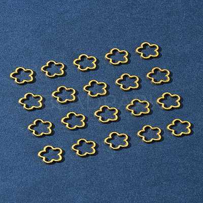 50Pcs Tibetan Style Alloy Bead Frame TIBEB-FS0001-10AG-1