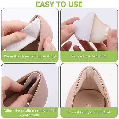 Cotton Anti-Wear Heel Grips FIND-WH0191-11A-1
