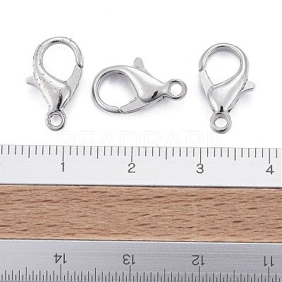 Zinc Alloy Lobster Claw Clasps E105-1
