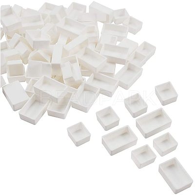 Plastic Empty Watercolor Paint Pans AJEW-PH0017-42-1