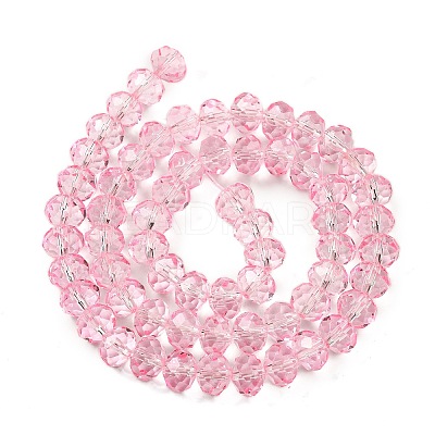 Transparent Baking Paint Glass Beads X1-DGLA-A034-T8mm-D09-1