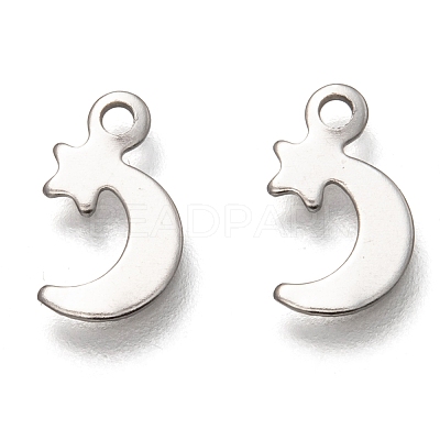 Non-Tarnish 201 Stainless Steel Charms STAS-B001-27P-1