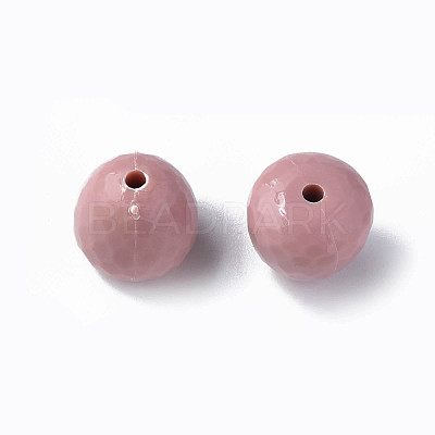 Opaque Acrylic Beads MACR-S373-10A-A14-1