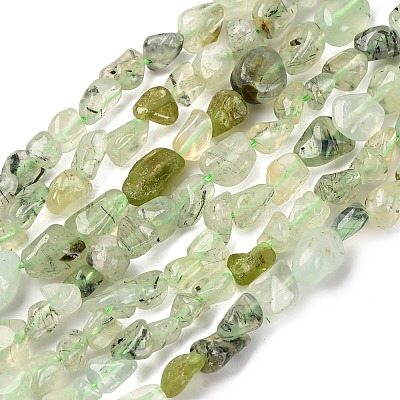 Natural Prehnite Beads Strands G-F521-29-1