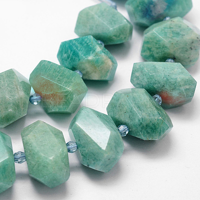 Natural Amazonite Bead Strands G-H038-22-1