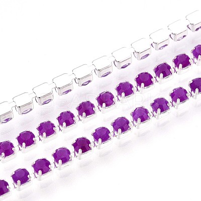 Iron Rhinestone Cup Chains CH-T006-01A-04-1
