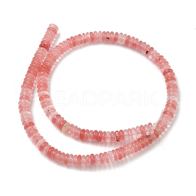 Cherry Quartz Glass Beads Strands GG-CBAC08A-A02-03-1