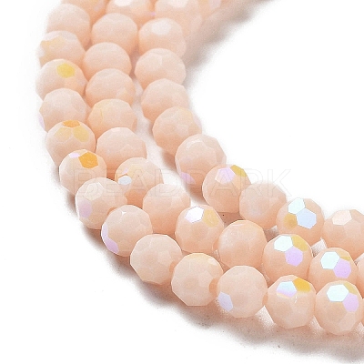 Opaque Glass Beads Strands LS-EGLA-A035-P4mm-L05-1