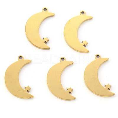 PVD Vacuum Plating 304 Stainless Steel Pendants STAS-N092-63G-1