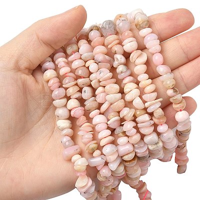 Natural Pink Opal Beads Strands G-L505-25-1
