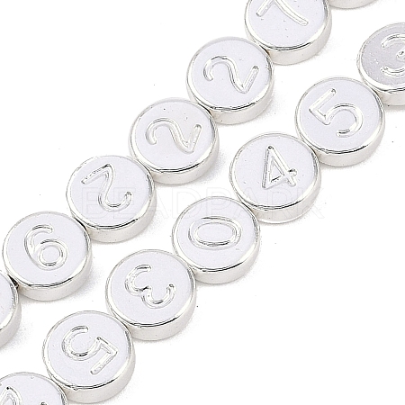 Electroplated Synthetic Non-magnetic Hematite Beads Strands G-C156-08S-1