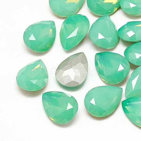 DIY Pointed Back K9 Glass Rhinestone Cabochons RGLA-T052-13x18-103-1