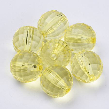 Transparent Acrylic Beads TACR-Q254-8mm-V21-1