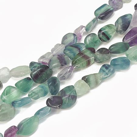 Natural Fluorite Beads Strands G-S302-26-1