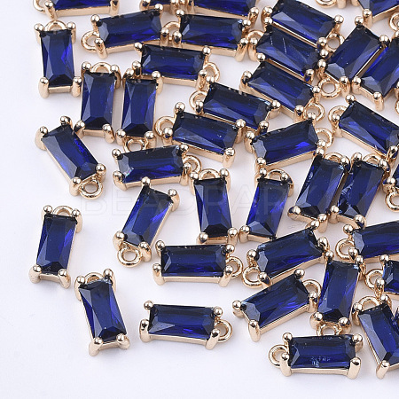 Transparent Glass Charms X-GLAA-T007-13A-1