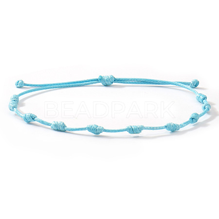 Adjustable Polyester Cord Braided Bracelets for Friendship Couple UP1845-6-1